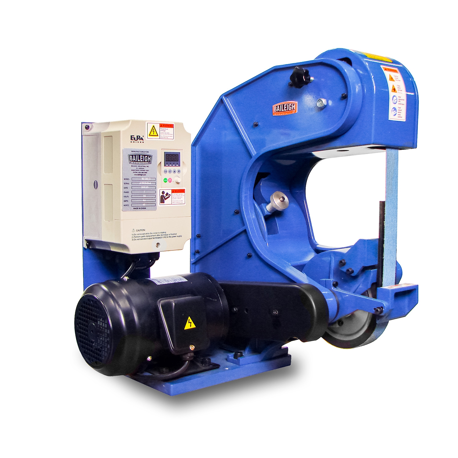 Baileigh 110 Volt 3 Wheel Variable Speed Belt Grinder - BG-260-3-110