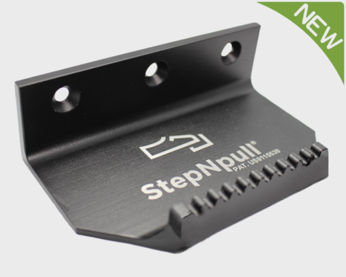 StepNpull Door Opener Black Finish