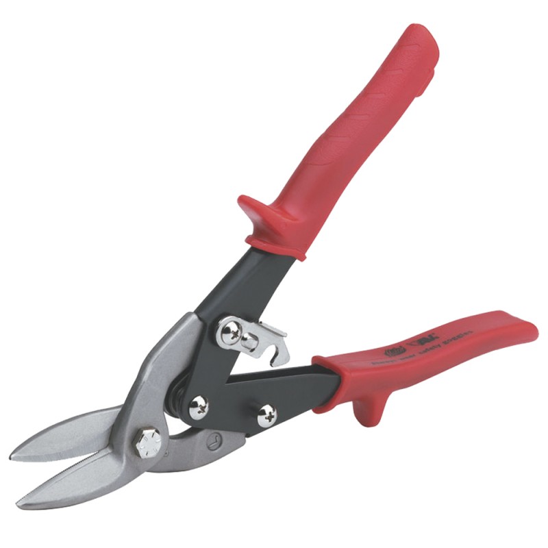 Malco Left Cut Aviation Snips Red - AV1