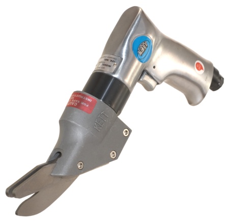 Kett Aluminum Head Pistol Grip Pneumatic Shear 1/2 in. Capacity - P-592