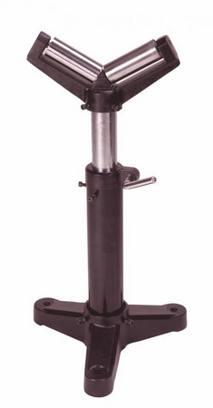 Palmgren V-roller material support pedestal stand, 18 in. - MSV18