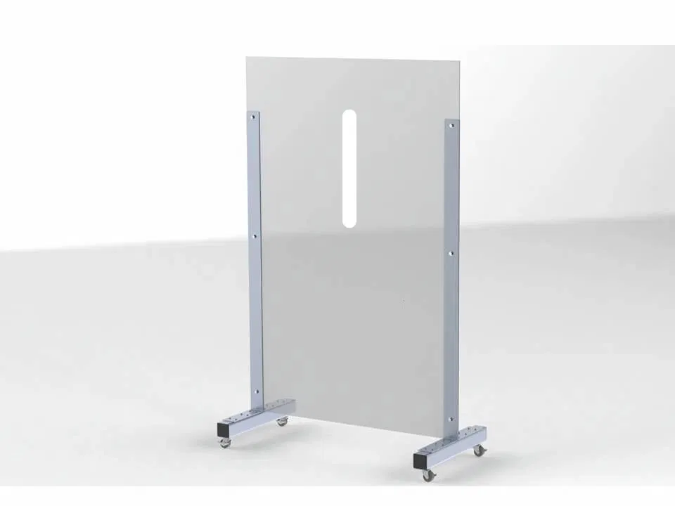 Stand Up Sneeze Guard 36w x 72h With Temperature Reading Slot