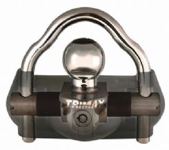 Trimax-Premium Universal 'Solid Hardened Steel' Trailer Lock (Fits All Couplers)
