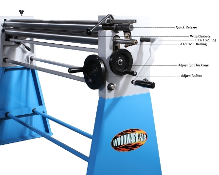 Woodward Fab 41 Inch x 16 Gauge Elite Slip Roll - WFSRELITE41